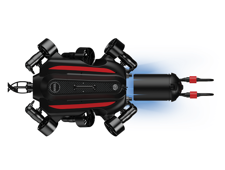 FIFISH W6 NAVI 388.8Wh removable hot-swap battery