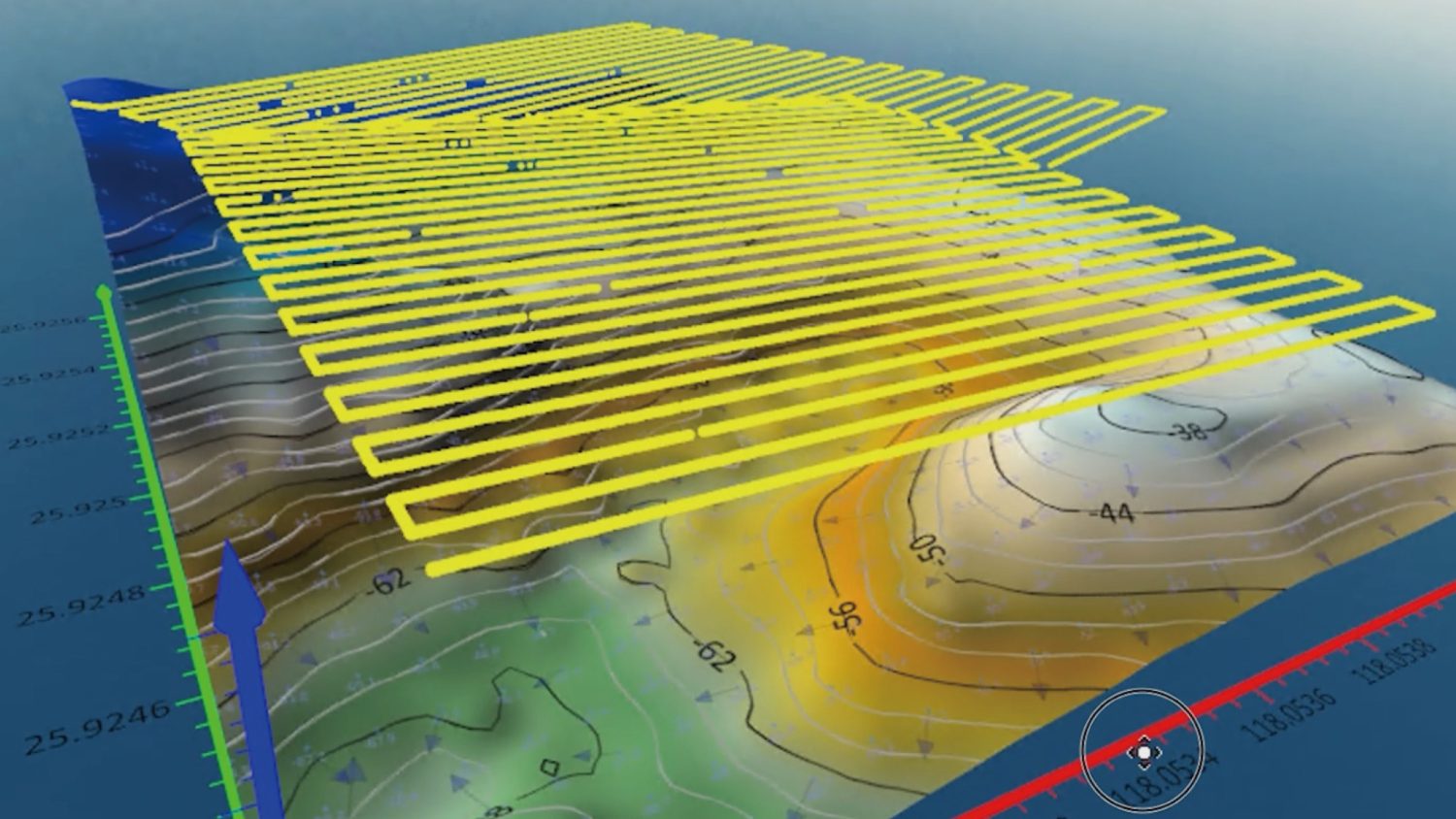FIFISH W6 NAVI QY-BT 3D seafloor bathymetric mapping