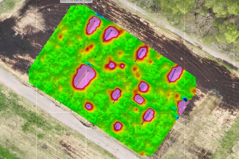 Ebinger VEMOS AIR Mk2 metal detector survey data