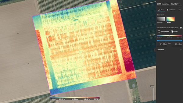 Digital surface model agriculture