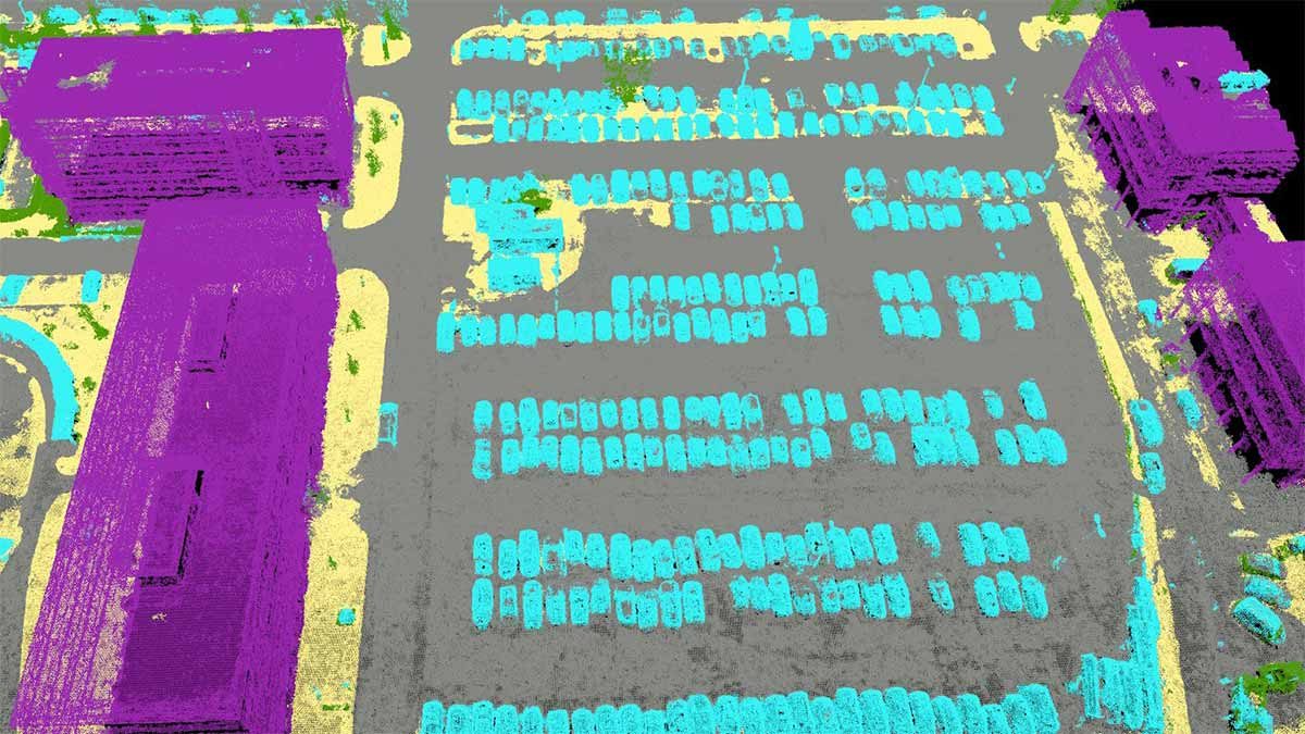 Classified point cloud