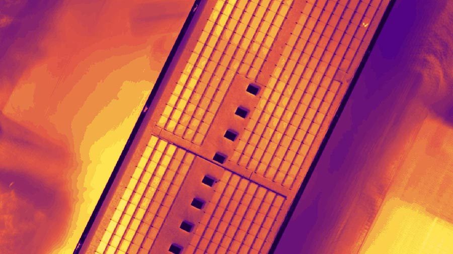 Drone thermal mapping