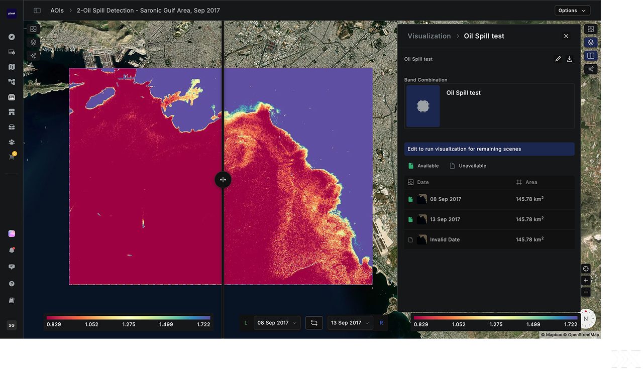 Oil spill detection