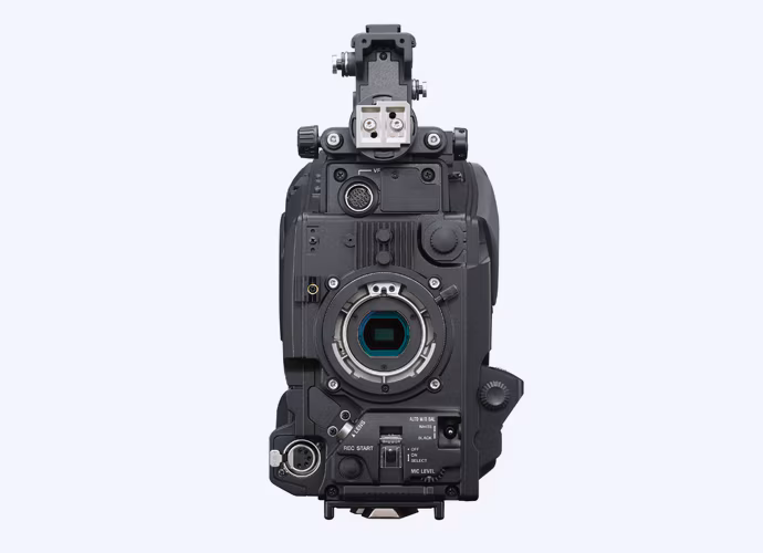 Sony PXW-Z750 B4 bayonet lens mount with broadcast lens