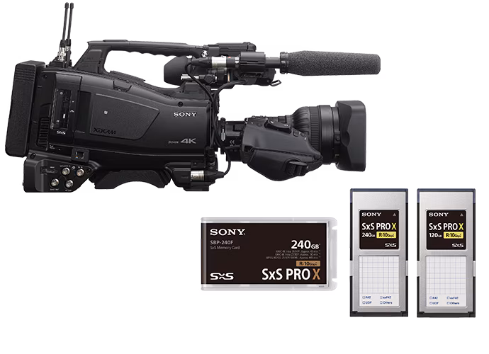 Sony PXW-Z750 dual SxS Pro X media slots