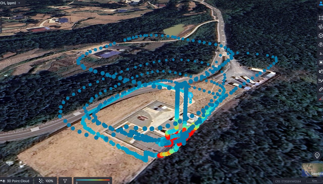 Geo-referenced survey coverage