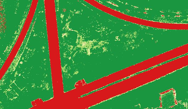 Vegetation index map