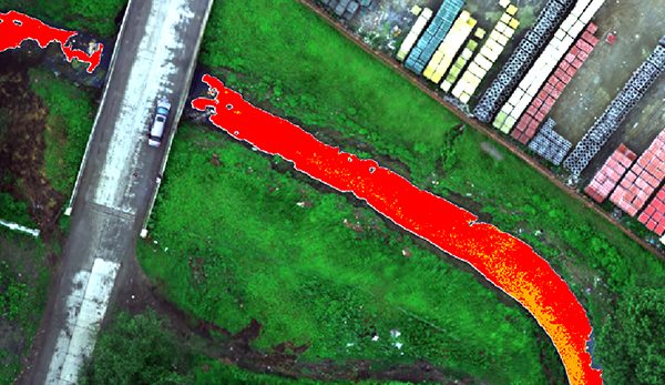 Aerial survey map