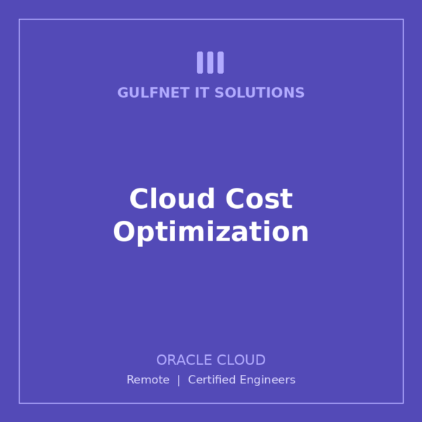 OCI-COST Cloud Cost Optimization