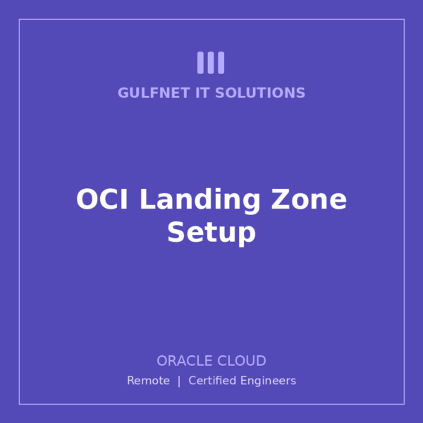 OCI-LZ OCI Landing Zone Setup