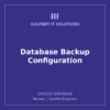 ORA-DB-BKP Database Backup Configuration