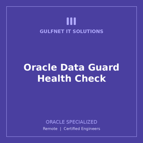 ORA-SP-DG Oracle Data Guard Health Check