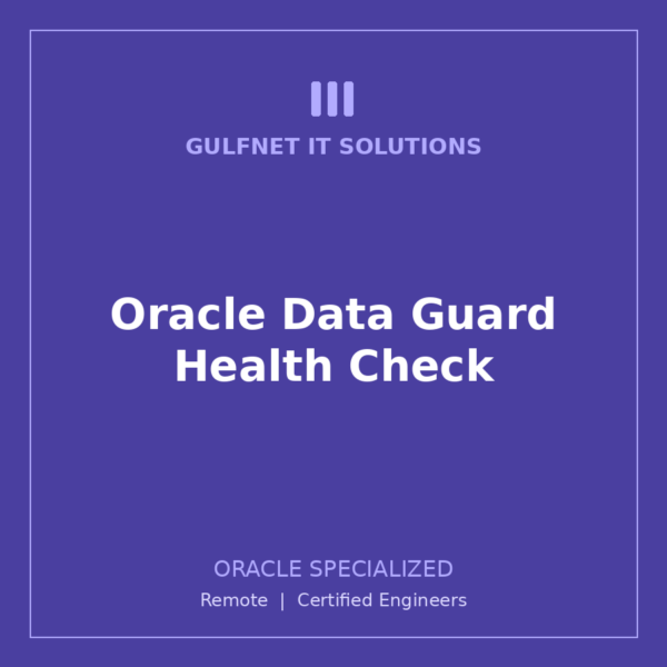 ORA-SP-DG Oracle Data Guard Health Check