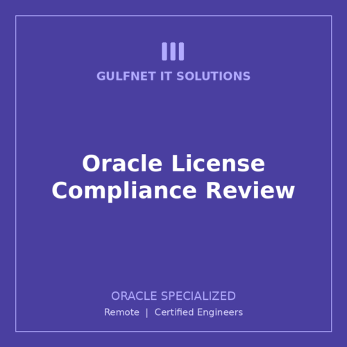 ORA-SP-LIC Oracle License Compliance Review