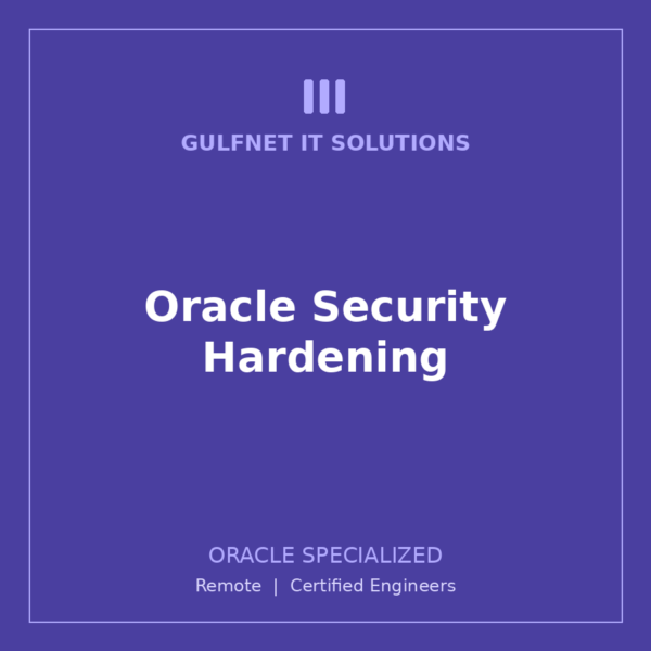 Oracle Security Hardening