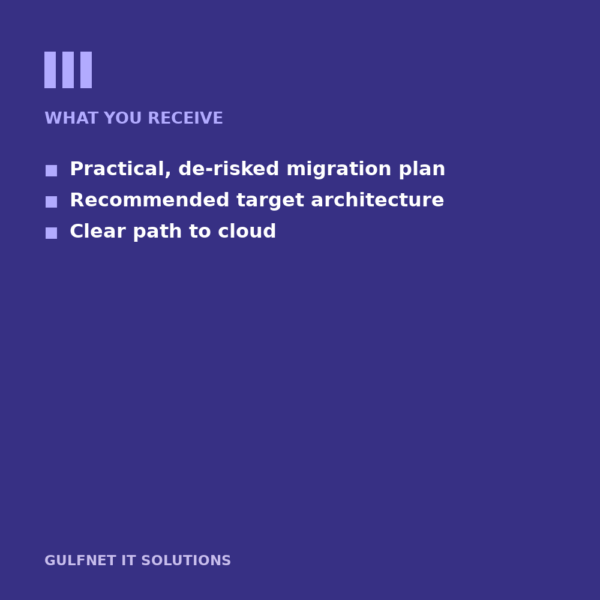 Database Cloud Migration Assessment receive Database Cloud Migration Assessment