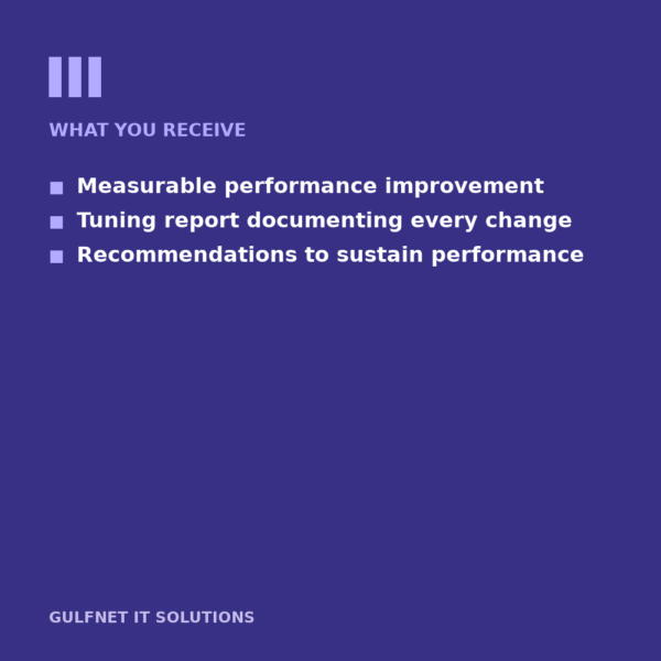 Database Performance Tuning