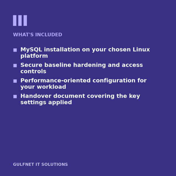 MySQL Installation & Configuration