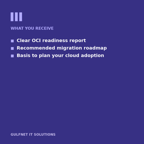 OCI Readiness Assessment
