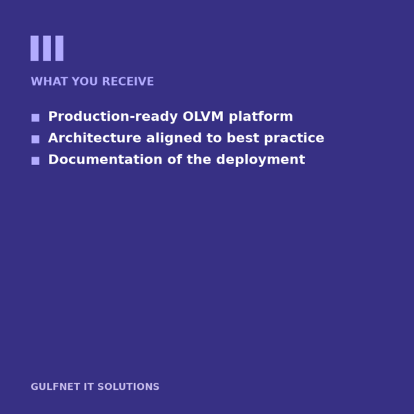 OLVM Installation receive OLVM Installation