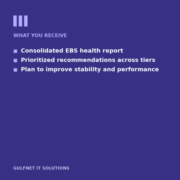 Oracle EBS Health Check