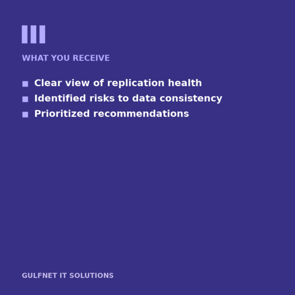 Oracle GoldenGate Health Check receive Oracle GoldenGate Health Check