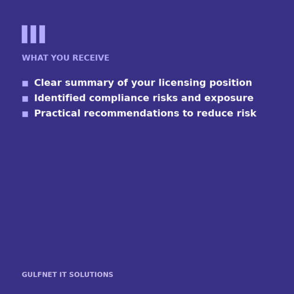 Oracle License Compliance Review