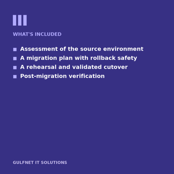 Server Migration included Server Migration