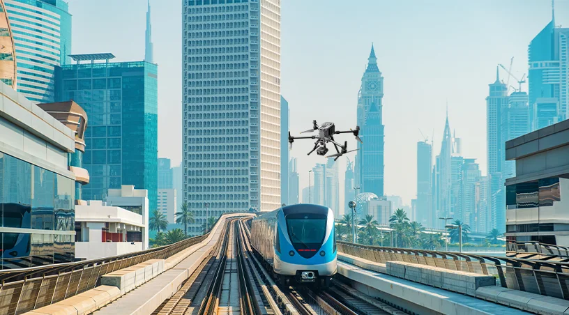 Rail Corridor Inspection with Drones: Etihad Rail’s Dubai Launch
